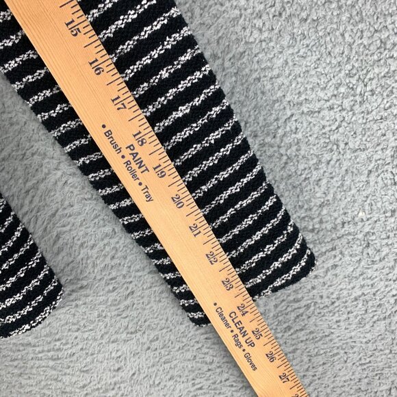 Theory Black and White Striped Blazer - Picture 12 of 13